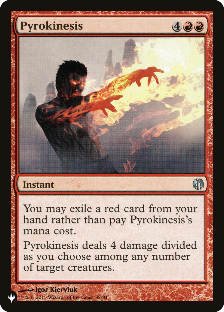 Pyrokinesis [The List] | L.A. Mood Comics and Games