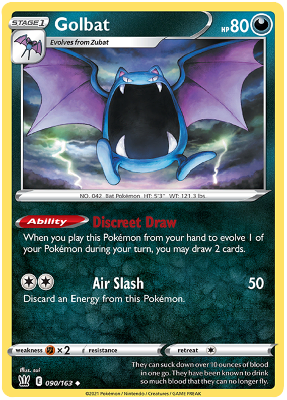 Golbat (090/163) [Sword & Shield: Battle Styles] | L.A. Mood Comics and Games