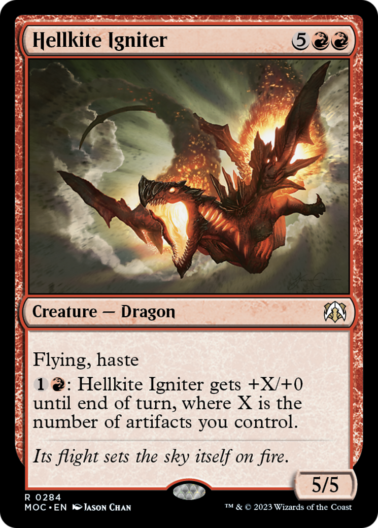 Hellkite Igniter [March of the Machine Commander] | L.A. Mood Comics and Games