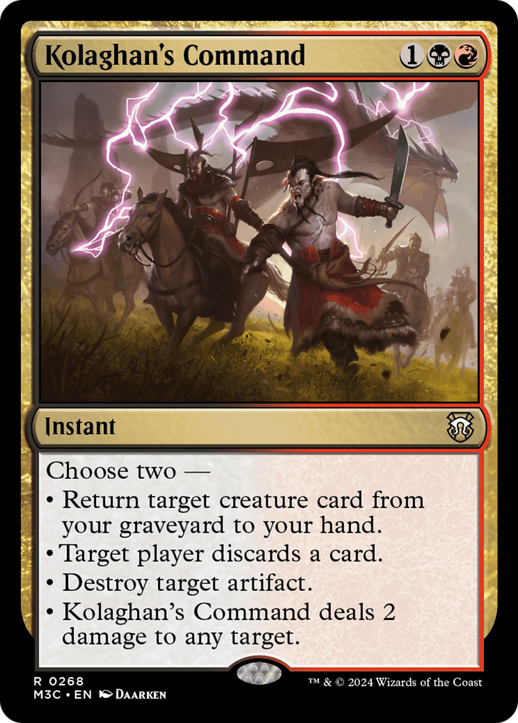 Kolaghan's Command [Modern Horizons 3 Commander] | L.A. Mood Comics and Games