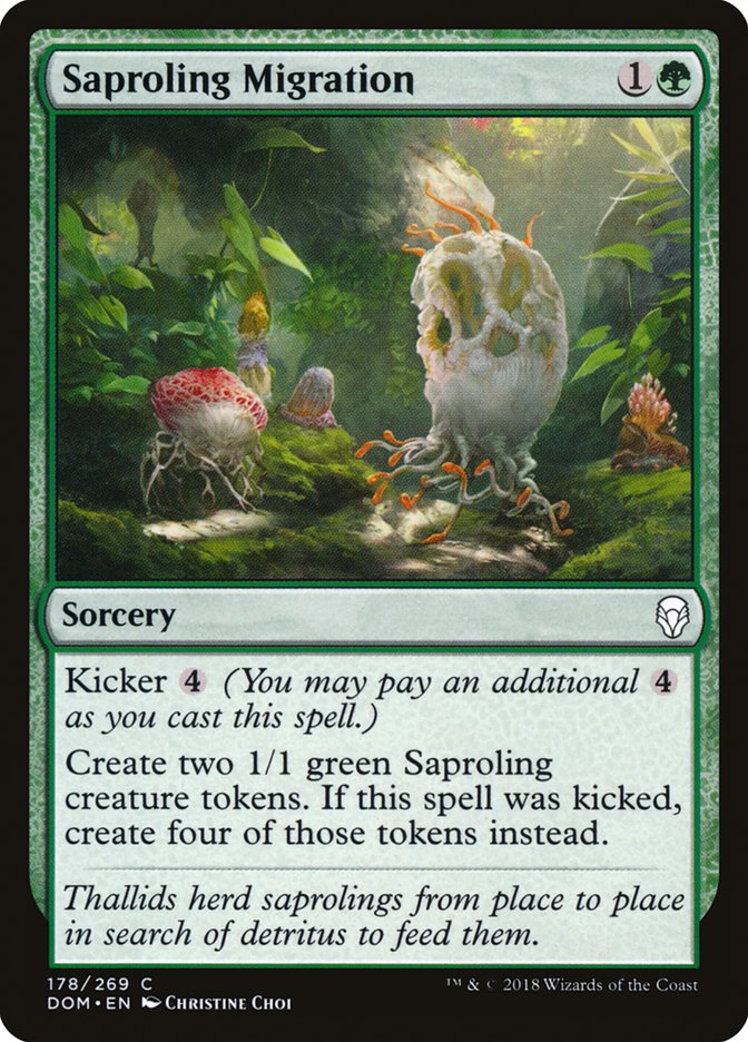 Saproling Migration [Dominaria] | L.A. Mood Comics and Games