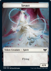 Blood // Spirit (003) Double-Sided Token [Innistrad: Crimson Vow Tokens] | L.A. Mood Comics and Games