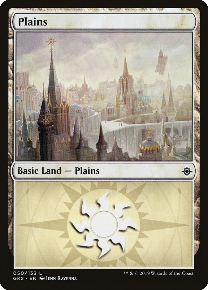Plains (50) [Ravnica Allegiance Guild Kit] | L.A. Mood Comics and Games