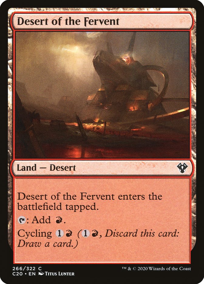 Desert of the Fervent [Commander 2020] | L.A. Mood Comics and Games
