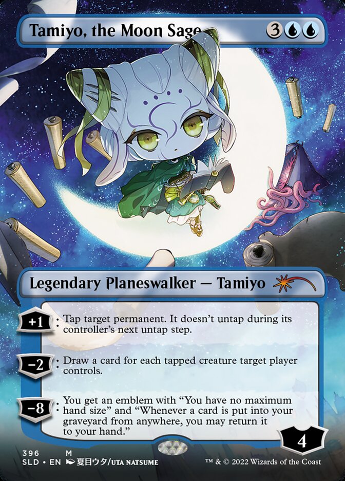 Tamiyo, the Moon Sage (Borderless) [Secret Lair Drop Series] | L.A. Mood Comics and Games