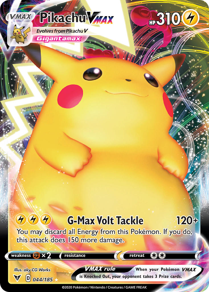 Pikachu VMAX (044/185) [Sword & Shield: Vivid Voltage] | L.A. Mood Comics and Games