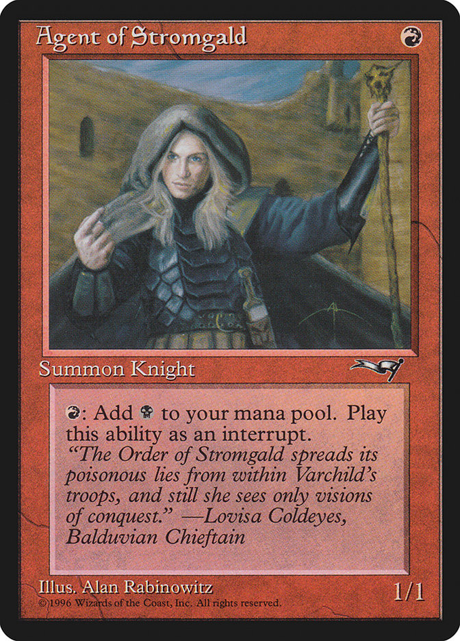Agent of Stromgald (Holding Staff) [Alliances] | L.A. Mood Comics and Games