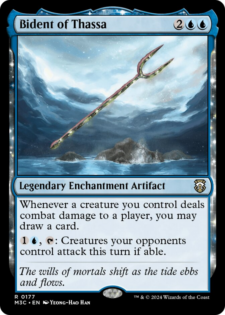 Bident of Thassa (Ripple Foil) [Modern Horizons 3 Commander] | L.A. Mood Comics and Games