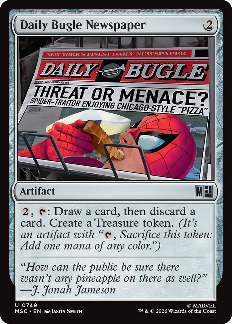Daily Bugle Newspaper [Marvel Super Heroes Commander] | L.A. Mood Comics and Games