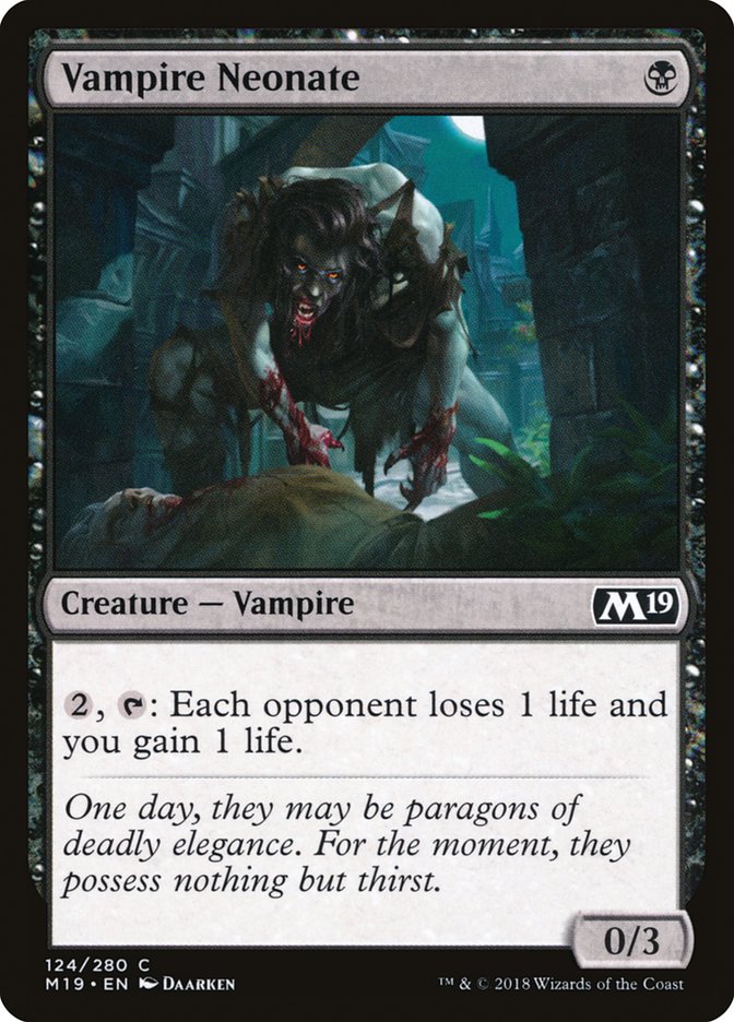 Vampire Neonate [Core Set 2019] | L.A. Mood Comics and Games