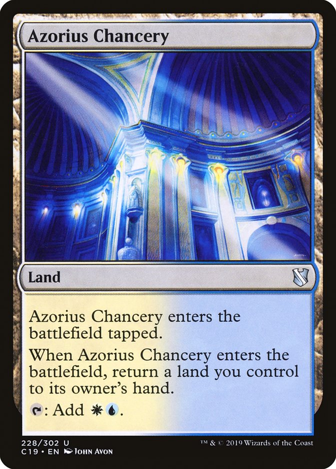 Azorius Chancery [Commander 2019] | L.A. Mood Comics and Games