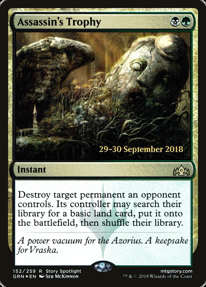 Assassin's Trophy [Guilds of Ravnica Prerelease Promos] | L.A. Mood Comics and Games