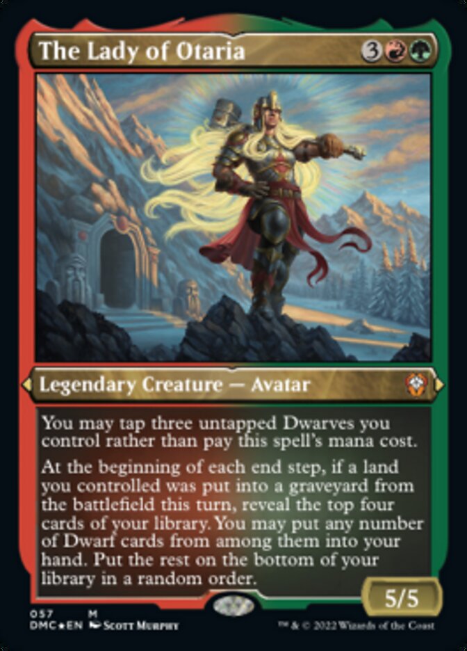 The Lady of Otaria (Foil Etched) [Dominaria United Commander] | L.A. Mood Comics and Games