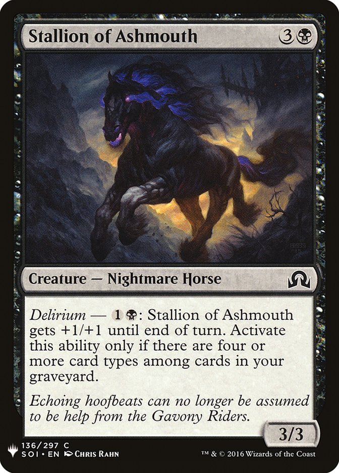 Stallion of Ashmouth [Mystery Booster] | L.A. Mood Comics and Games