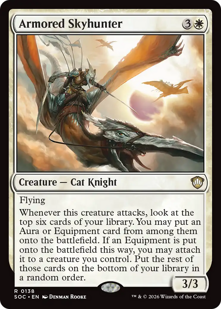 Armored Skyhunter [Secrets of Strixhaven Commander] | L.A. Mood Comics and Games