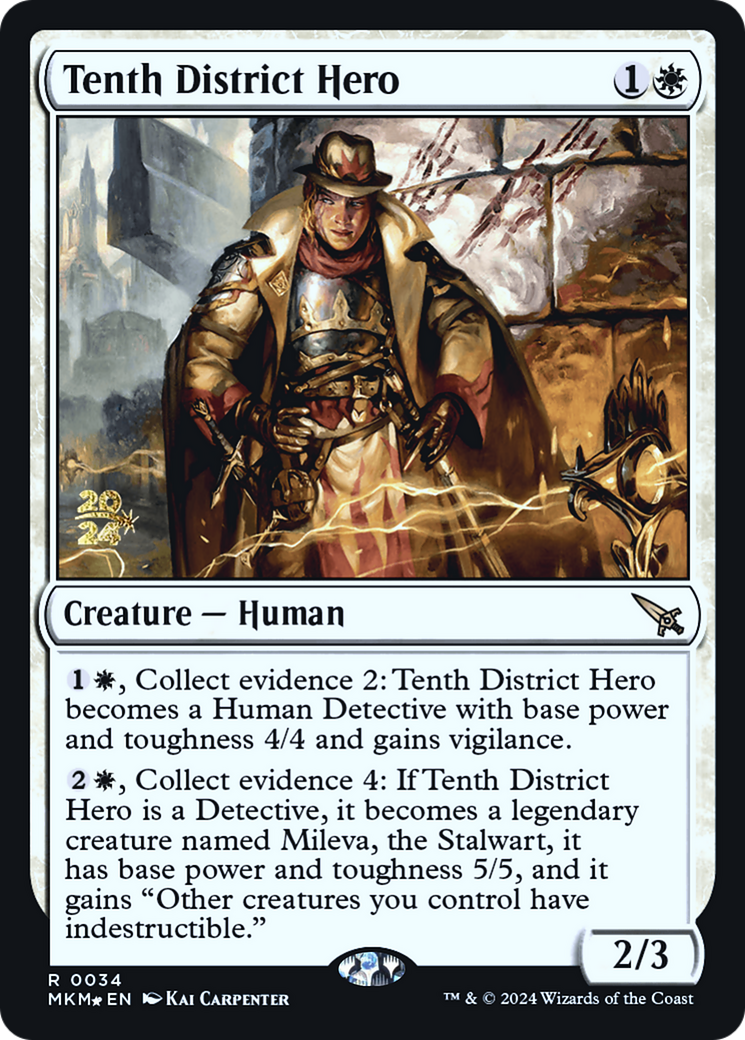 Tenth District Hero [Murders at Karlov Manor Prerelease Promos] | L.A. Mood Comics and Games
