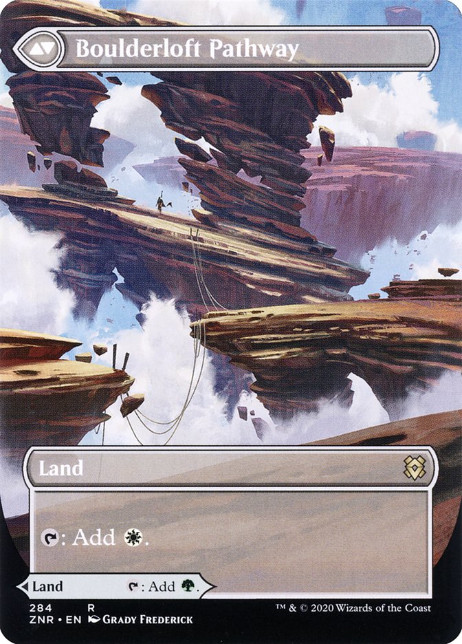 Branchloft Pathway // Boulderloft Pathway (Borderless Alternate Art) [Zendikar Rising] | L.A. Mood Comics and Games