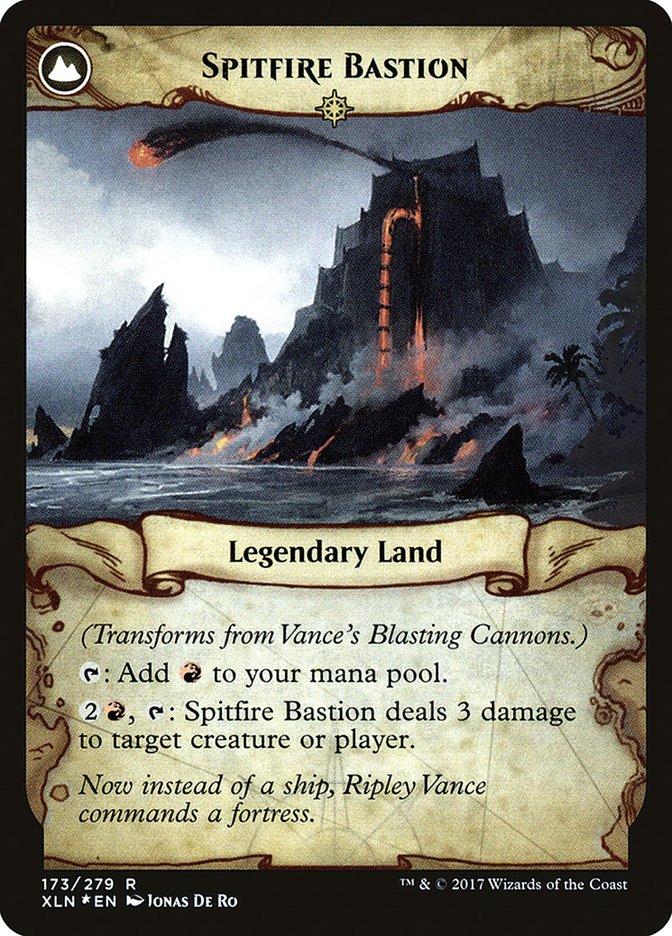 Vance's Blasting Cannons // Spitfire Bastion [Ixalan Prerelease Promos] | L.A. Mood Comics and Games