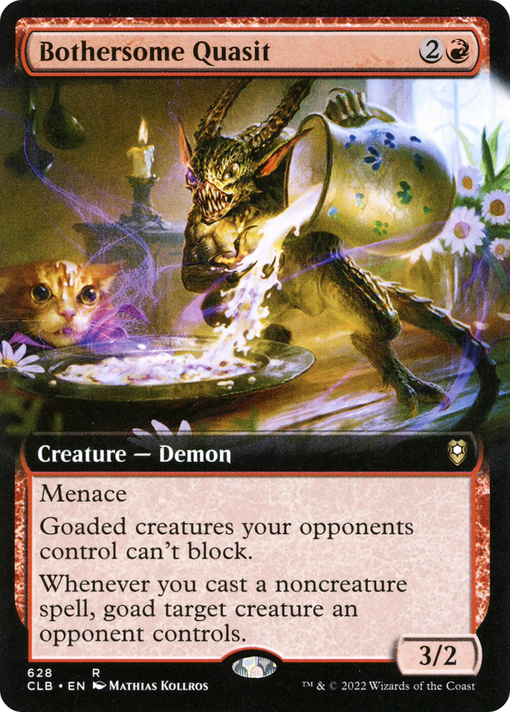 Bothersome Quasit (Extended Art) [Commander Legends: Battle for Baldur's Gate] | L.A. Mood Comics and Games