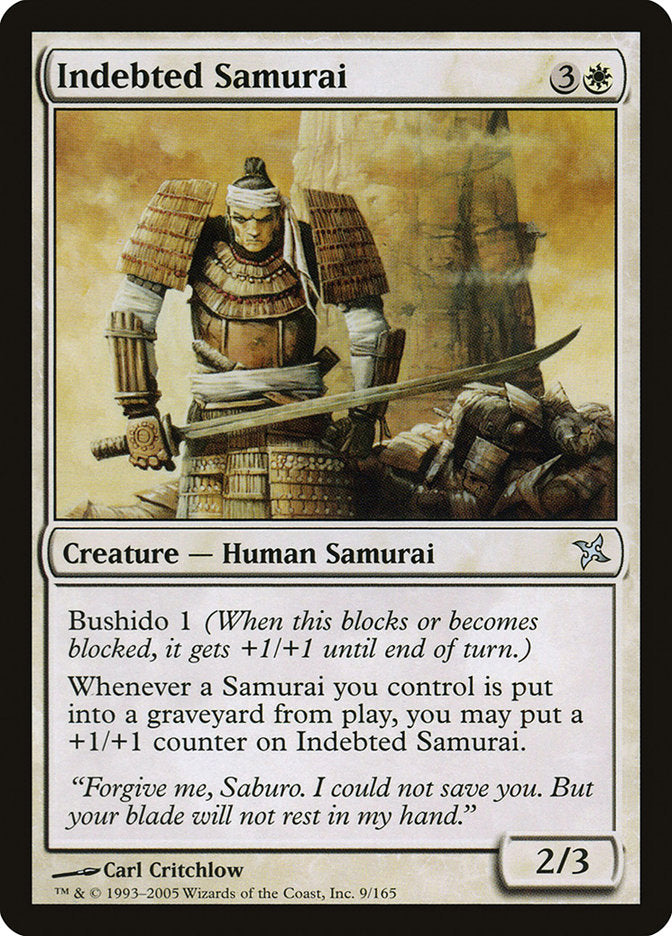 Indebted Samurai [Betrayers of Kamigawa] | L.A. Mood Comics and Games