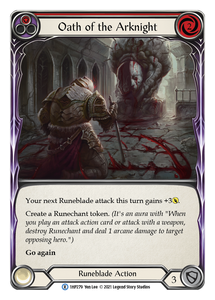 Oath of the Arknight (Red) [1HP279] (History Pack 1) | L.A. Mood Comics and Games