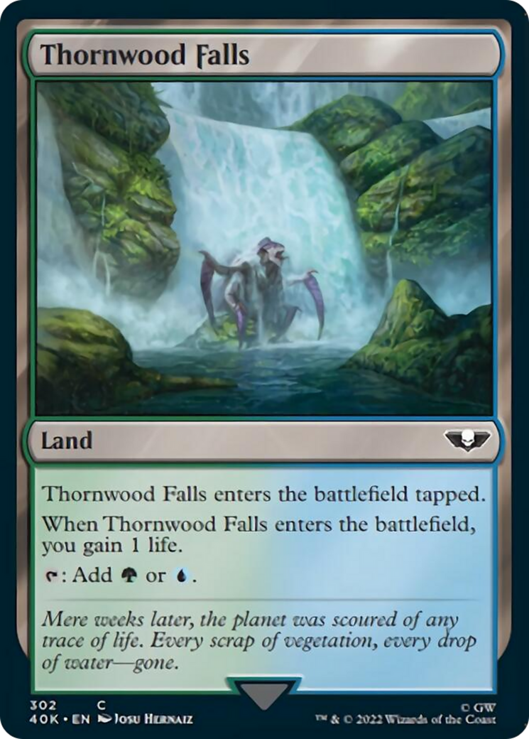 Thornwood Falls (Surge Foil) [Warhammer 40,000] | L.A. Mood Comics and Games