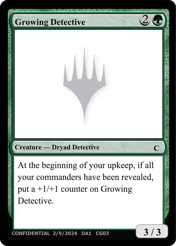 Growing Detective [Unknown Event] | L.A. Mood Comics and Games