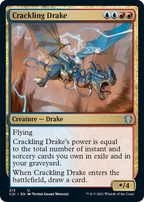 Crackling Drake [Commander 2021] | L.A. Mood Comics and Games