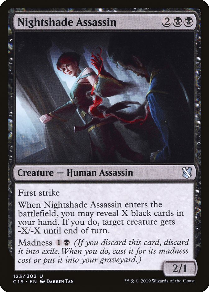 Nightshade Assassin [Commander 2019] | L.A. Mood Comics and Games