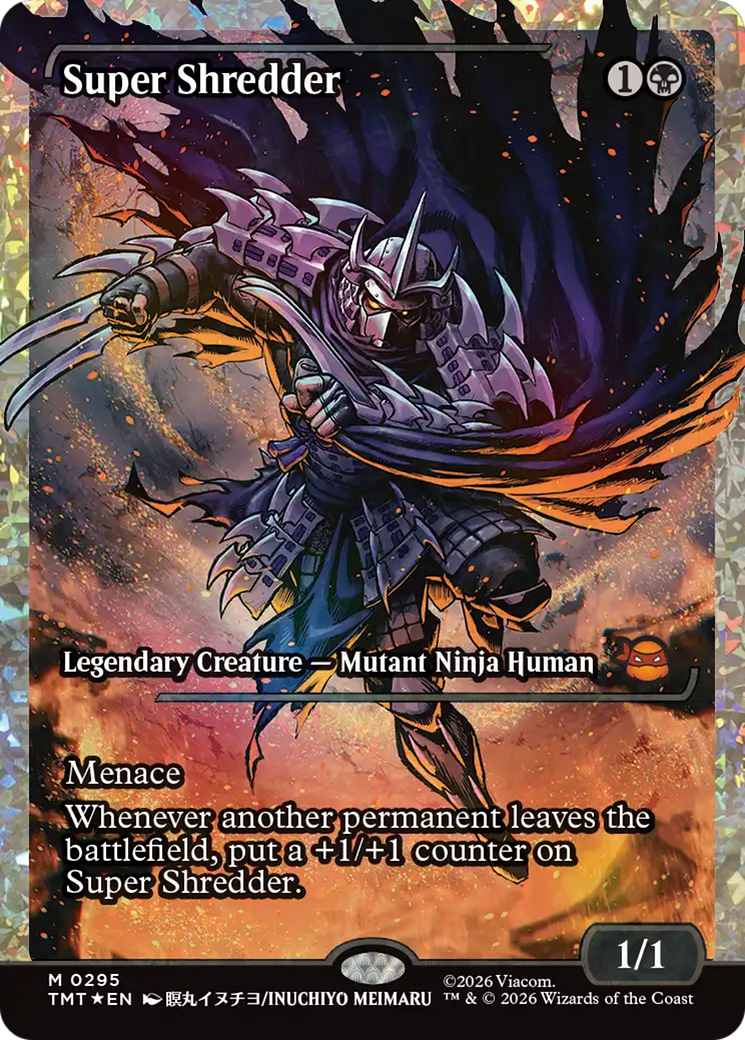 Super Shredder (Showcase) (Fracture Foil) [Teenage Mutant Ninja Turtles] | L.A. Mood Comics and Games