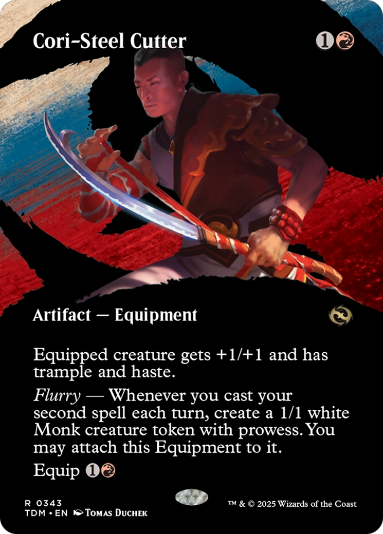 Cori-Steel Cutter (Borderless) [Tarkir: Dragonstorm] | L.A. Mood Comics and Games