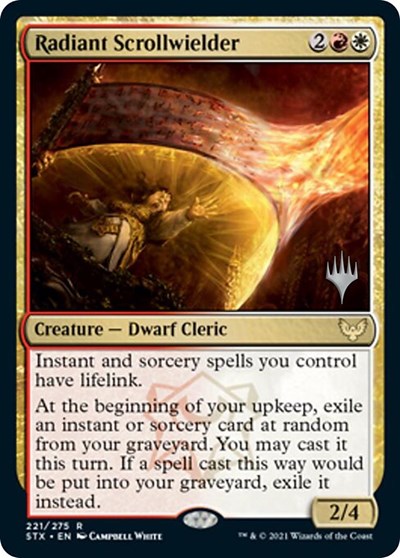 Radiant Scrollwielder (Promo Pack) [Strixhaven: School of Mages Promos] | L.A. Mood Comics and Games