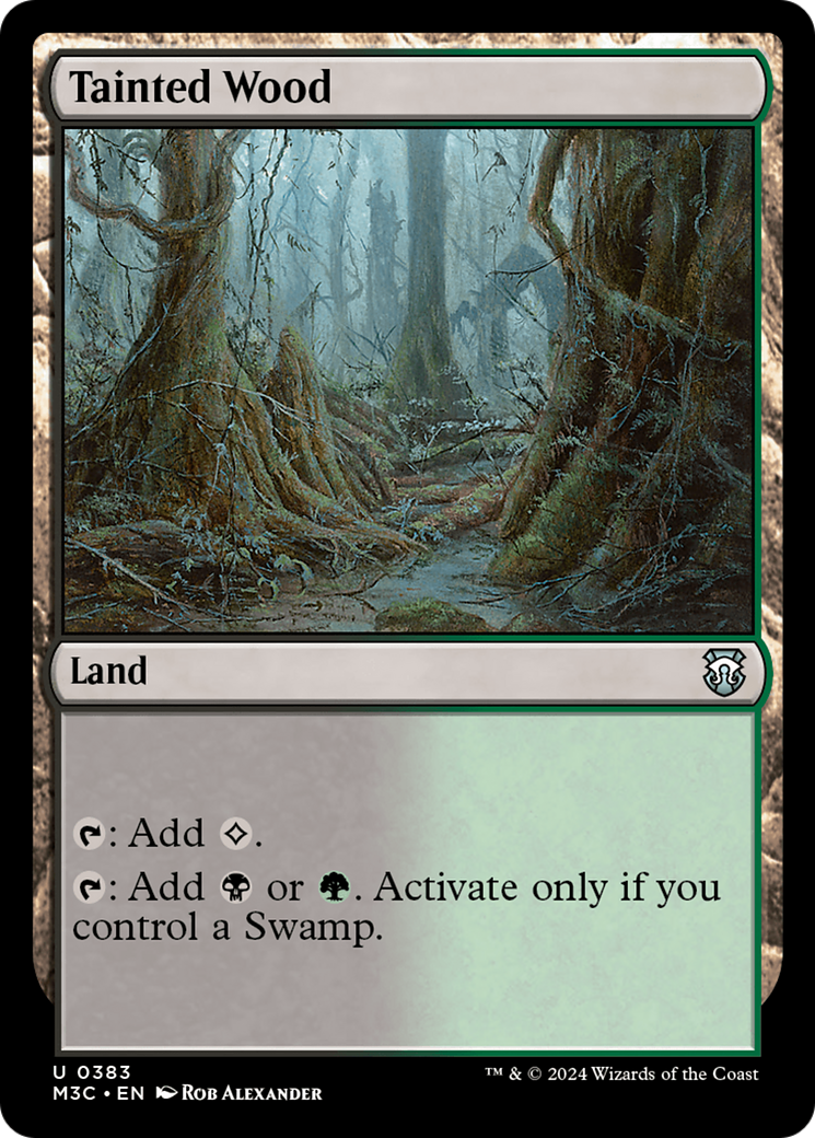 Tainted Wood (Ripple Foil) [Modern Horizons 3 Commander] | L.A. Mood Comics and Games