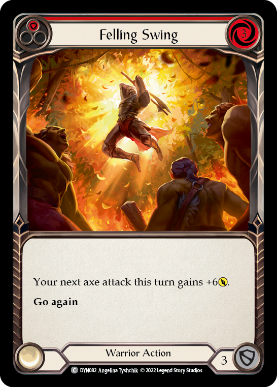 Felling Swing (Red) [DYN082] (Dynasty) | L.A. Mood Comics and Games