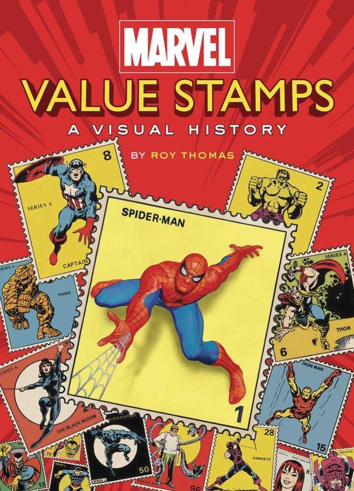 Marvel Value Stamps Visual History Hardcover | L.A. Mood Comics and Games