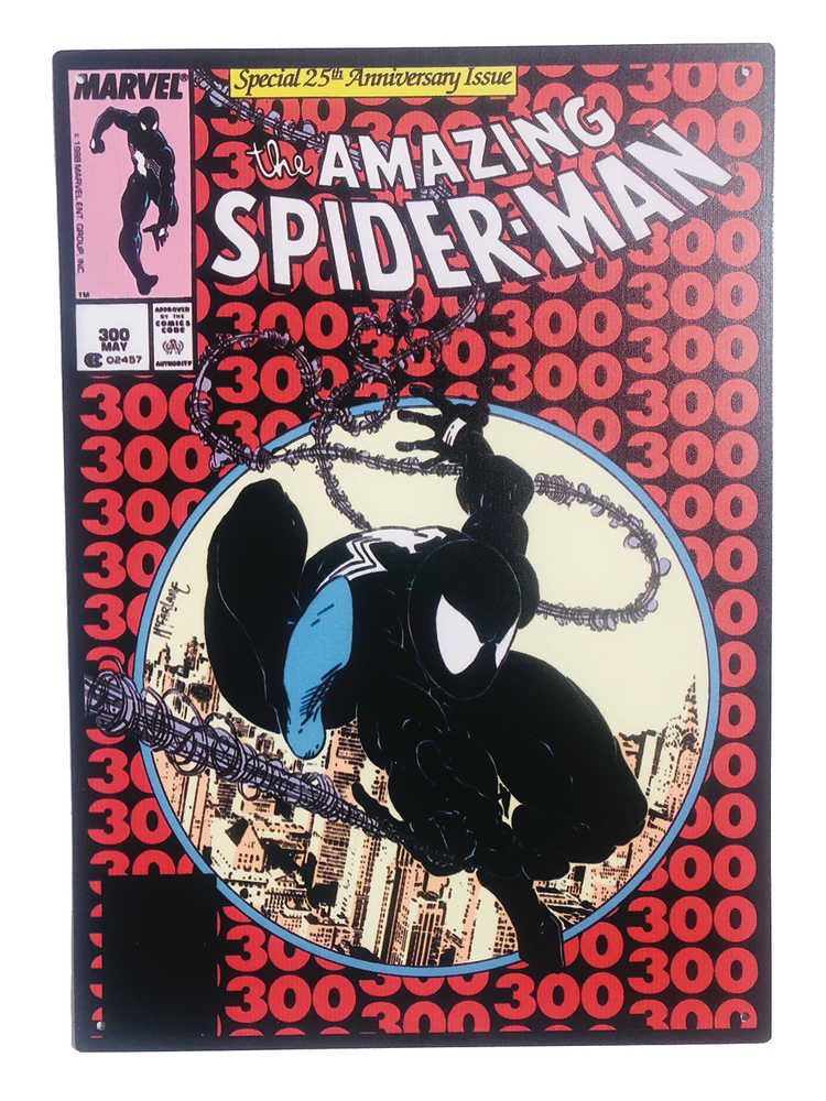 Marvel Spider-Man 300 16x12in Metal Sign | L.A. Mood Comics and Games