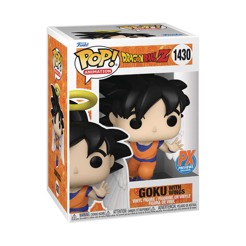 Pop Animation Dragonball Z Angel Goku with Ch Previews Exclusive Vinyl Figure | L.A. Mood Comics and Games