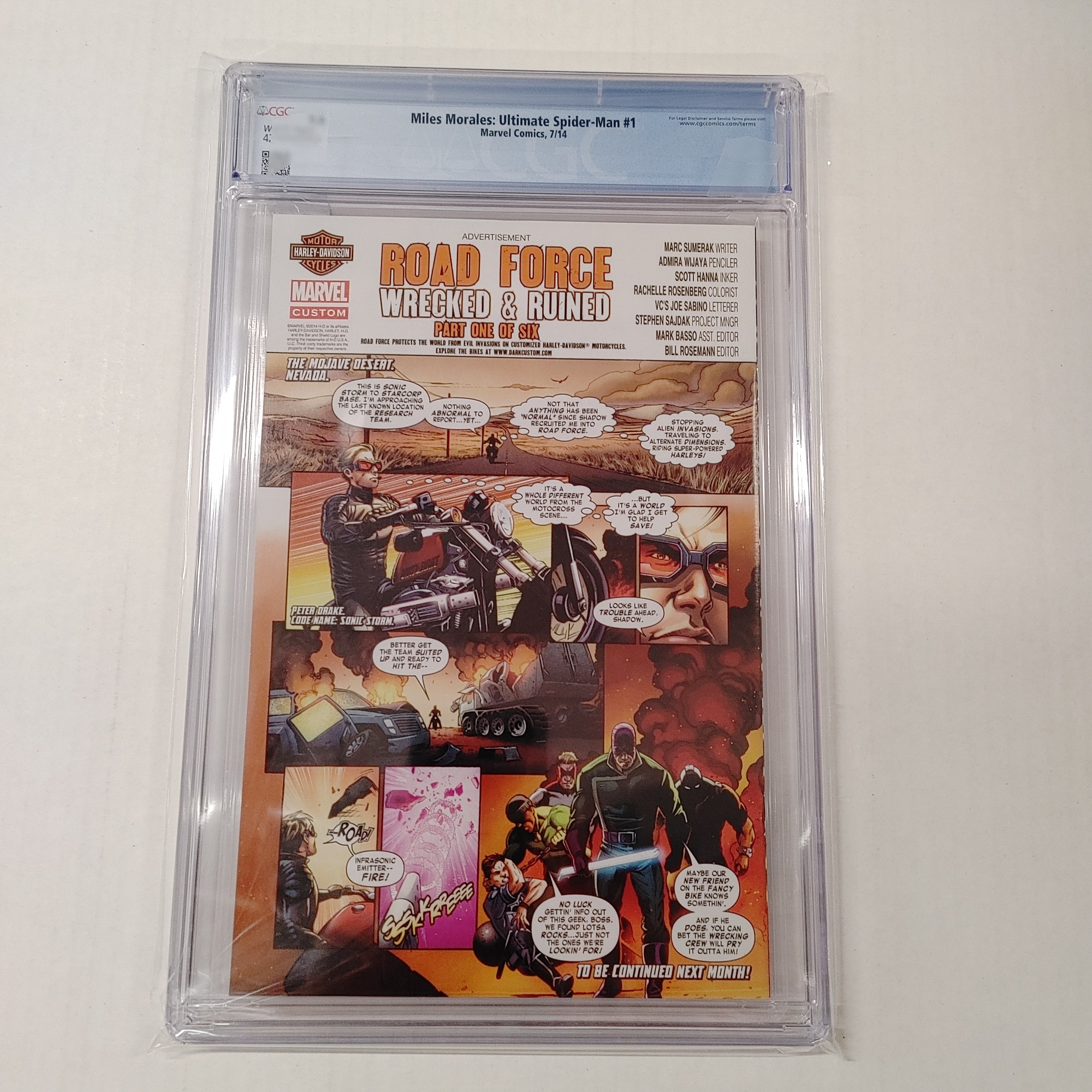 MILES MORALES: THE ULTIMATE SPIDER-MAN #1 CGC 9.8 | L.A. Mood Comics and Games