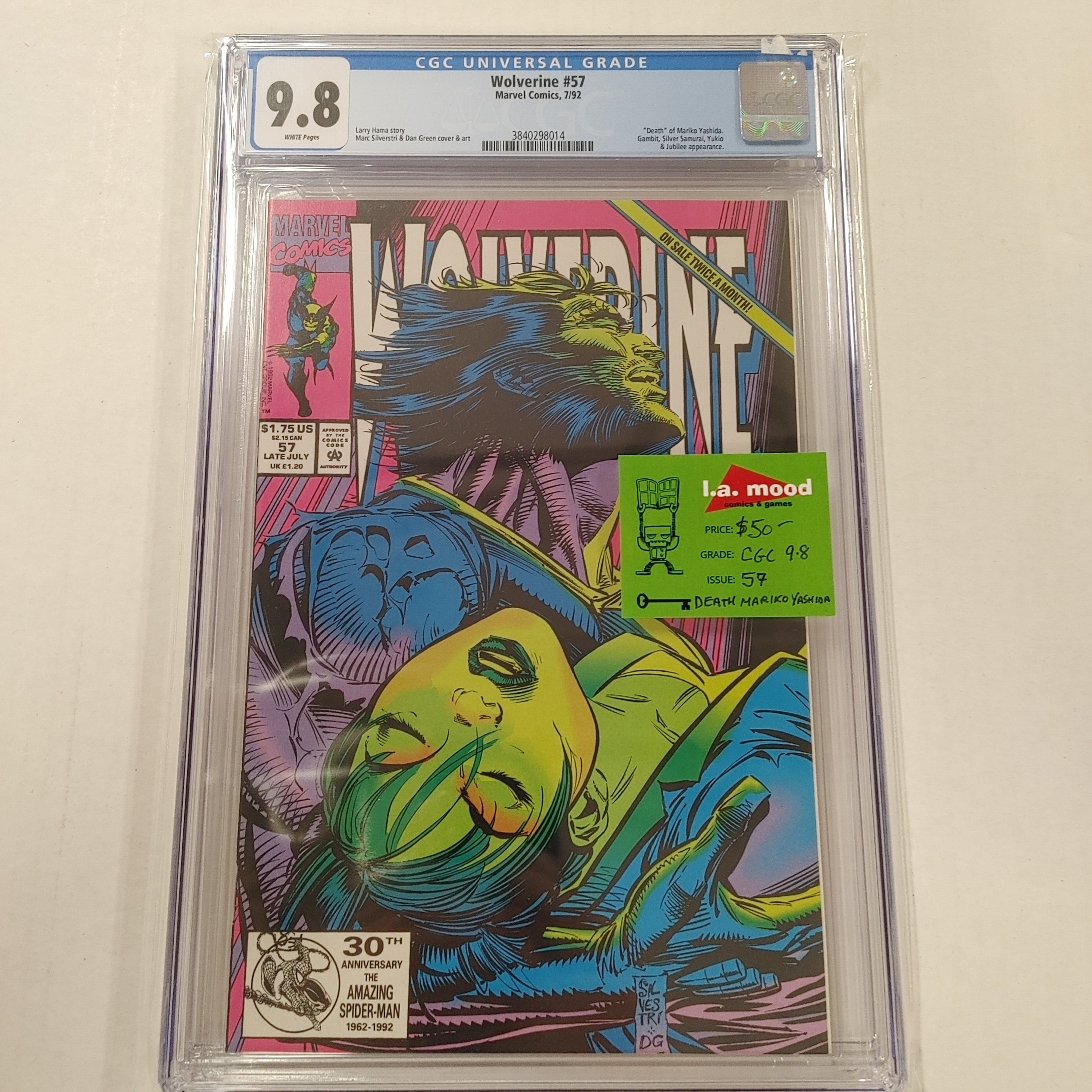 Wolverine #57 CGC 9.8 | L.A. Mood Comics and Games