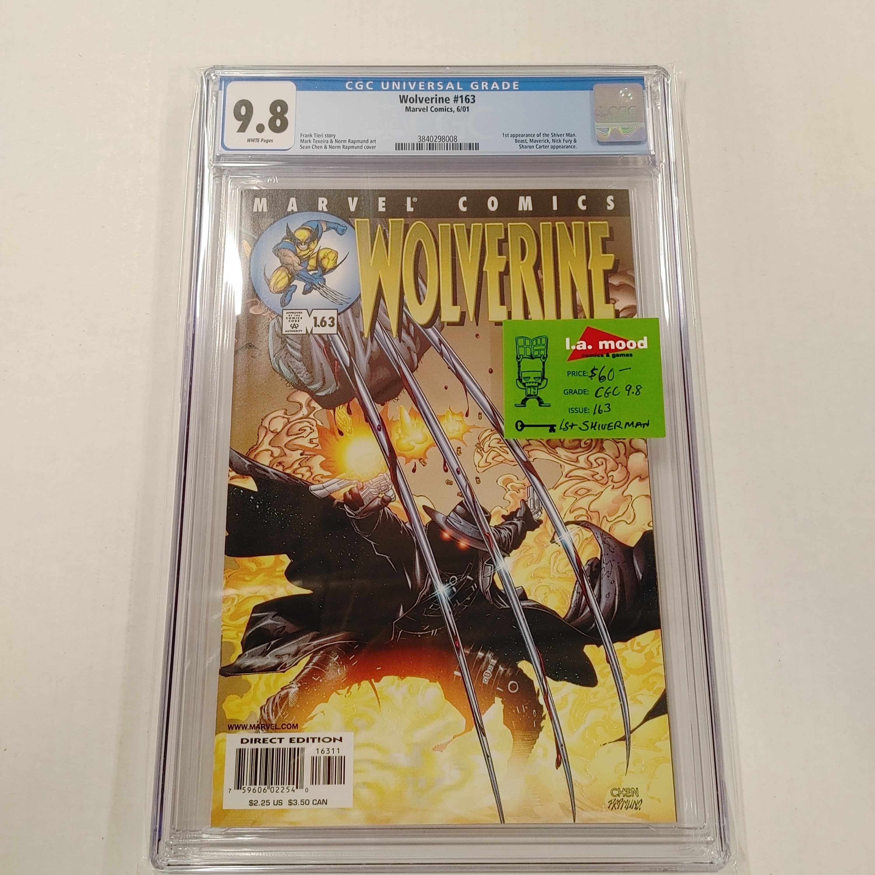 Wolverine #163 CGC 9.8 | L.A. Mood Comics and Games
