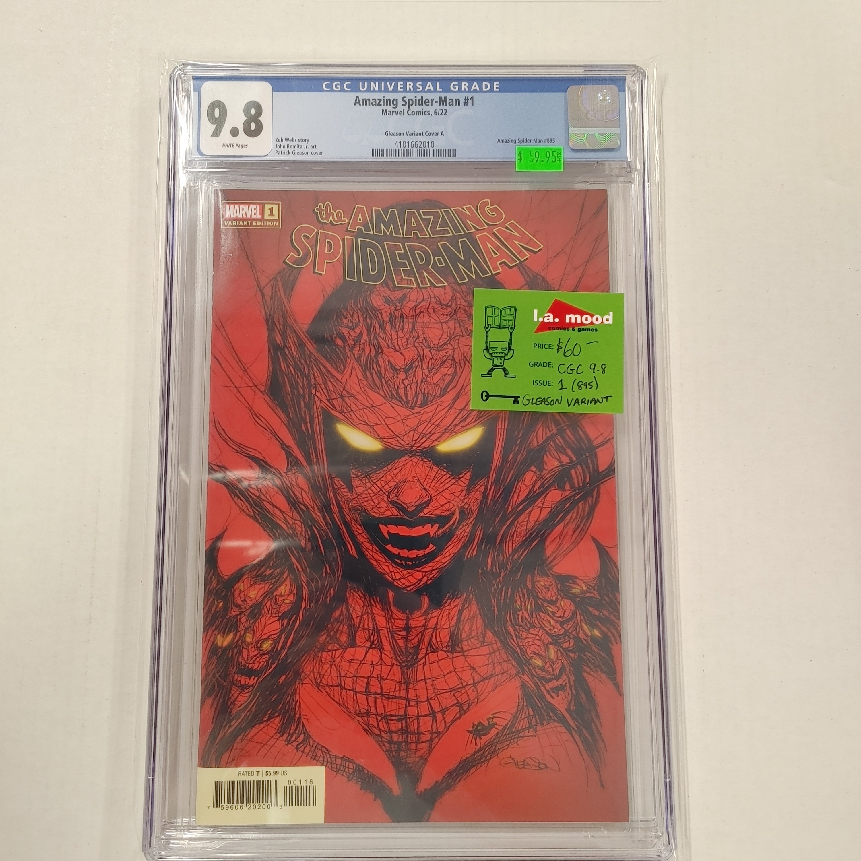 the Amazing Spider-man #1 CGC 9.8 | L.A. Mood Comics and Games