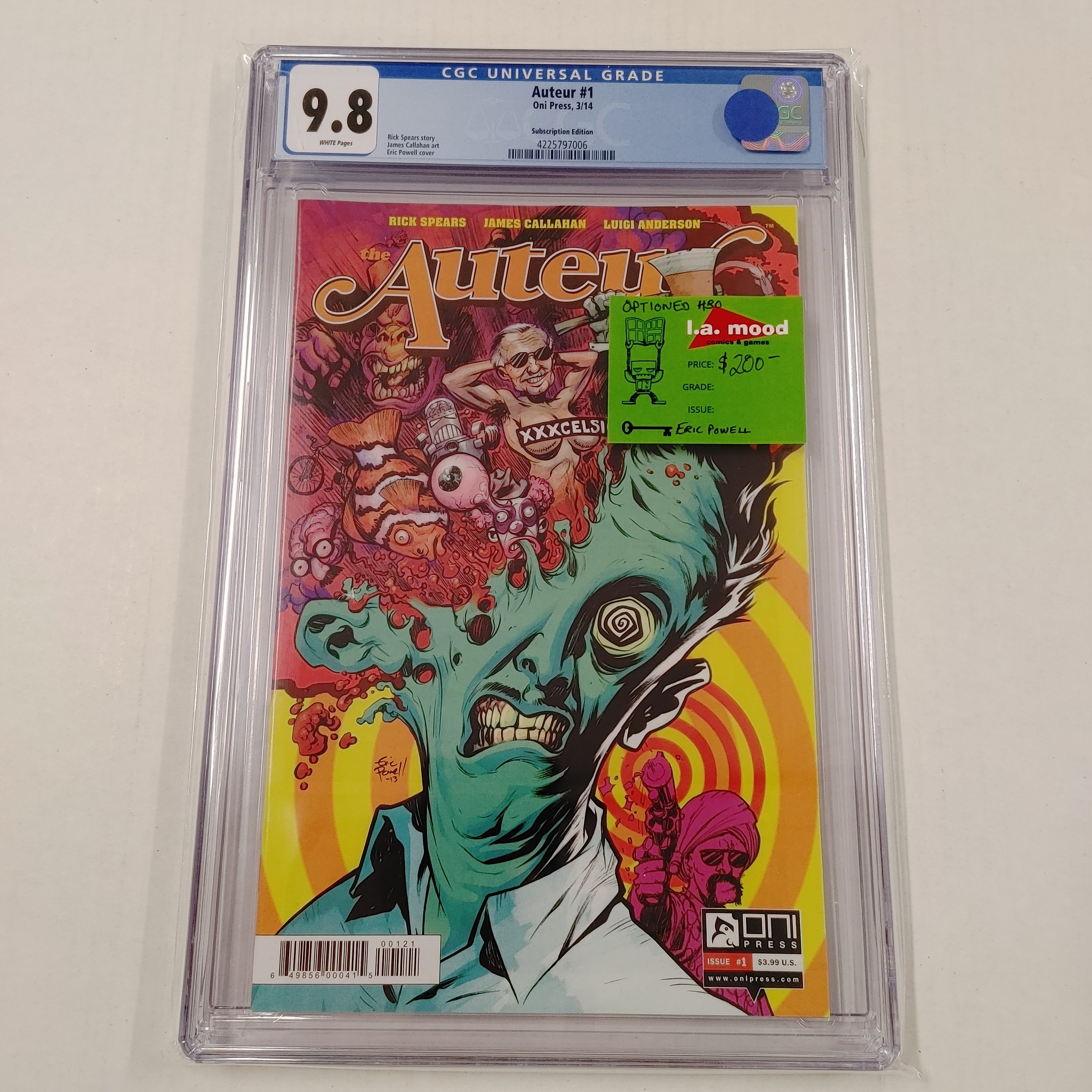 Auteur #1 CGC 9.8 | L.A. Mood Comics and Games