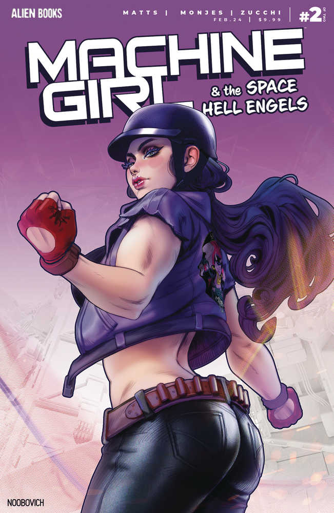 Machine Girl & Space Hell Engels #2 Cover A Noobovich | L.A. Mood Comics and Games