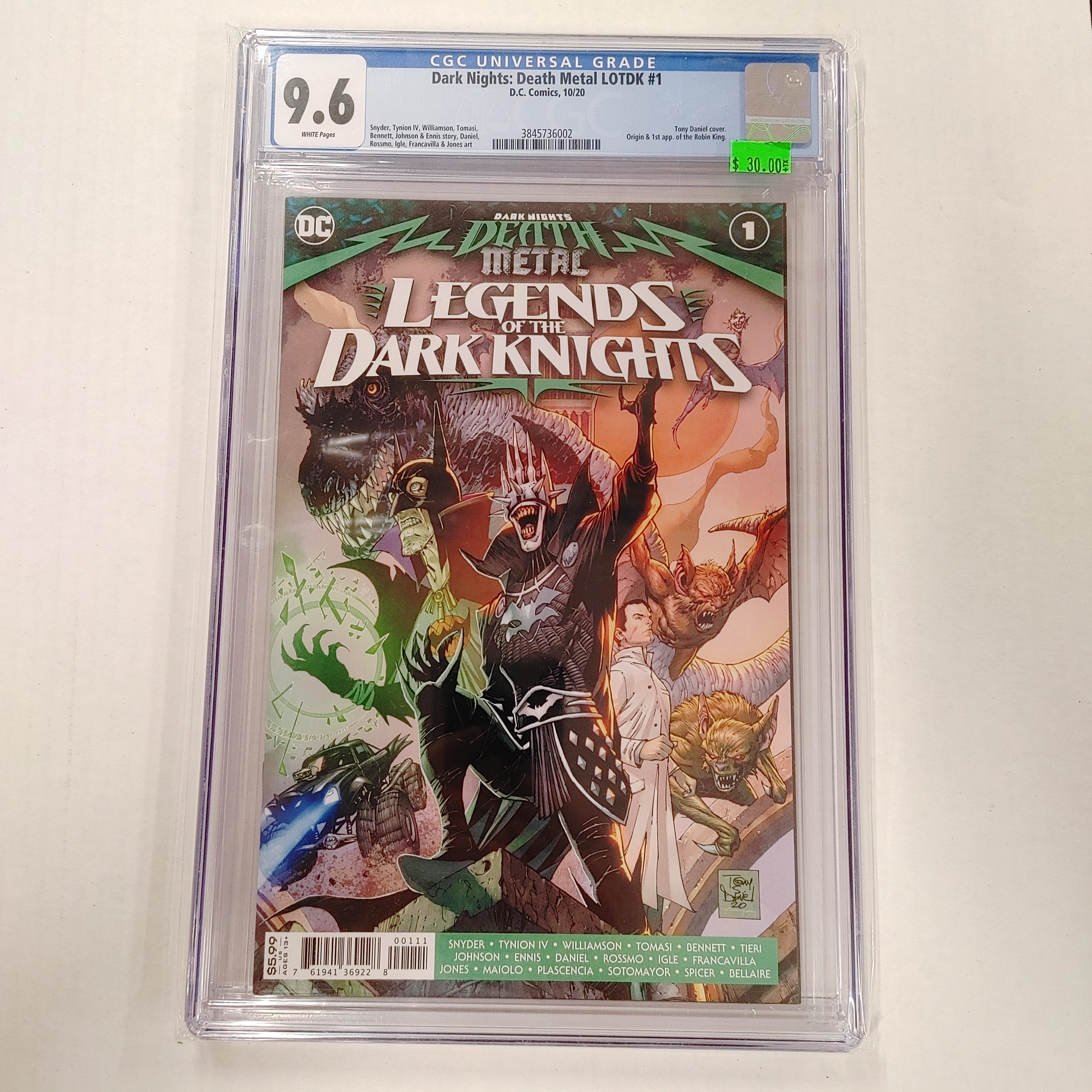 Dark Knights: Death Metal LOTDK #1 CGC 9.6 | L.A. Mood Comics and Games