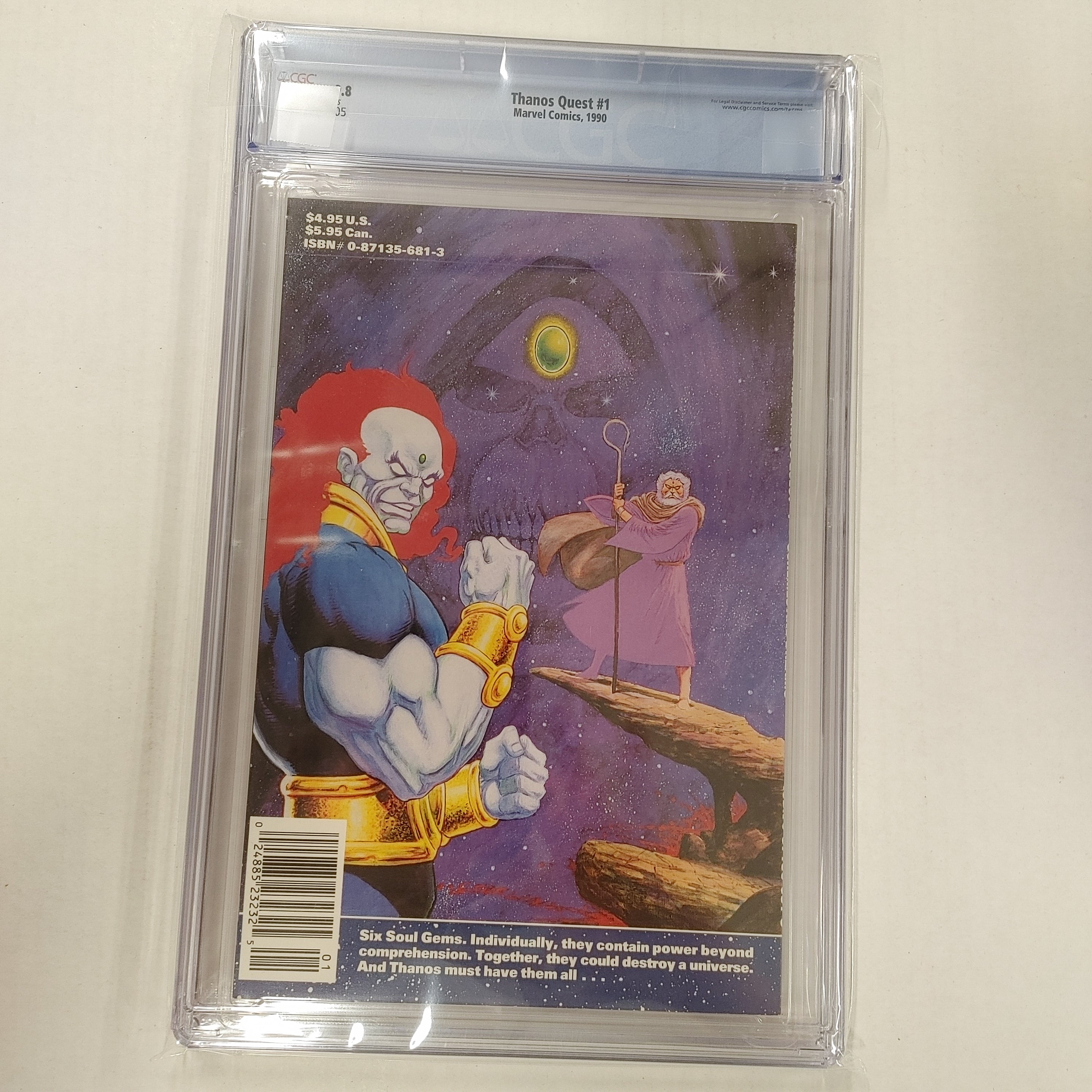 The Thanos Quest Book One CGC 9.8 | L.A. Mood Comics and Games