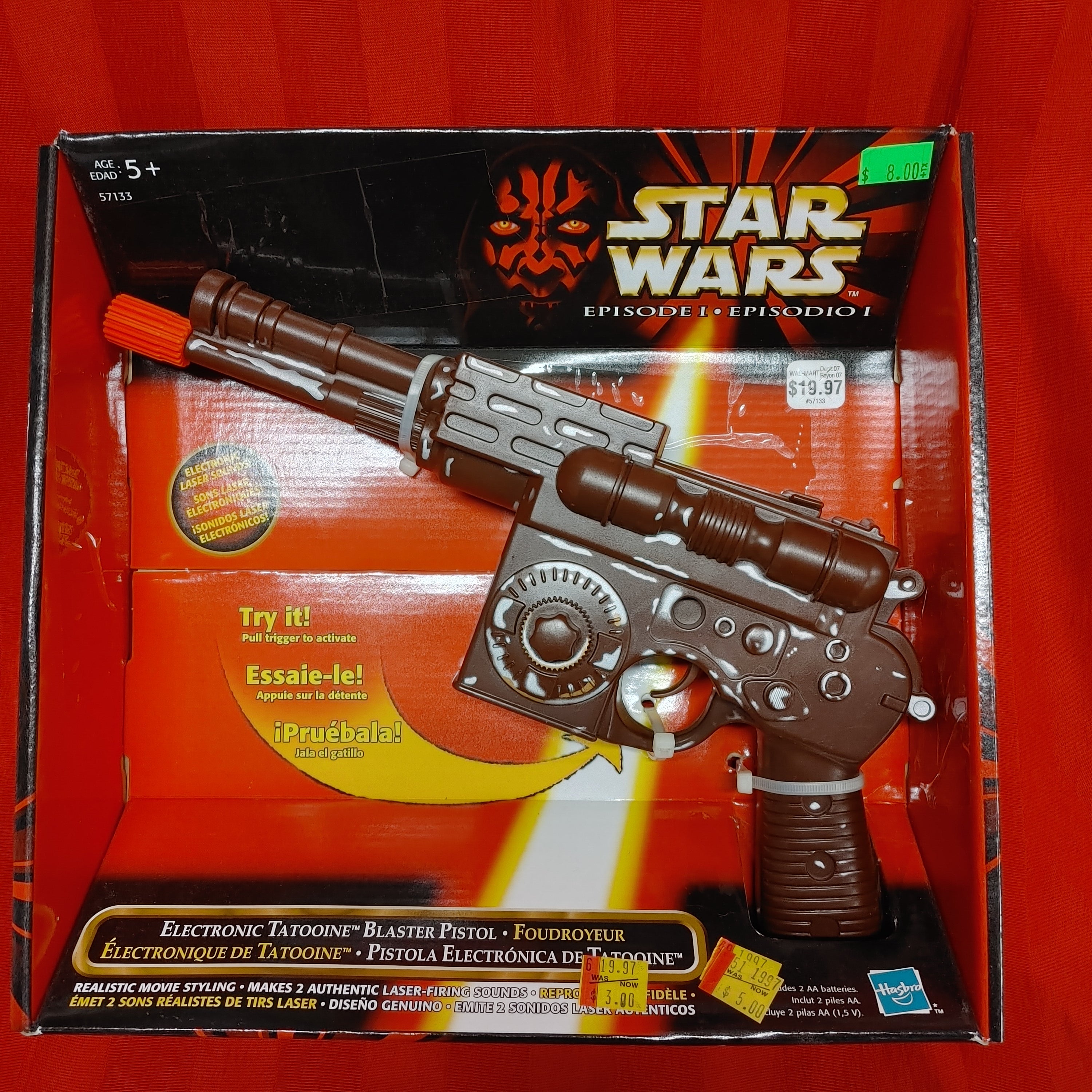 Star Wars Episode 1 - Electronic Tatooine Blaster | L.A. Mood Comics and Games