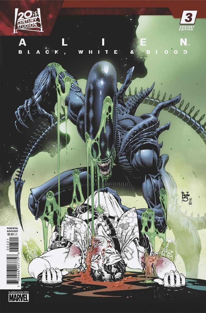 Alien: Black, White & Blood #3 Paulo Siqueira Variant | L.A. Mood Comics and Games