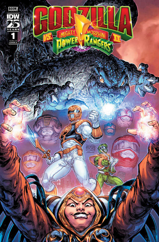 Godzilla vs. The Mighty Morphin Power Rangers II #1 Cover A (Williams II) | L.A. Mood Comics and Games