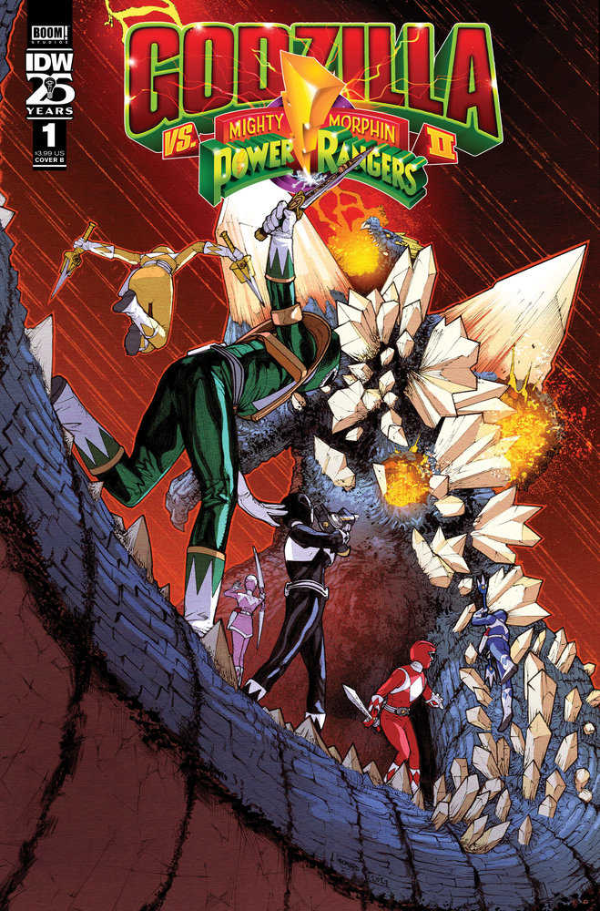 Godzilla vs. The Mighty Morphin Power Rangers II #1 Variant B (Sanchez) | L.A. Mood Comics and Games