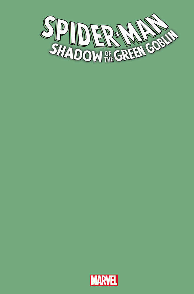 Spider-Man: Shadow Of The Green Goblin #1 Green Blank Cover Variant | L.A. Mood Comics and Games